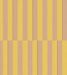 Offset Stripe Wallpaper by Eijffinger Yellow/Peach