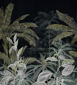 Olea Mural by Casamance Vert Fonce