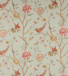 Olivia Fabric by Colefax and Fowler Aqua