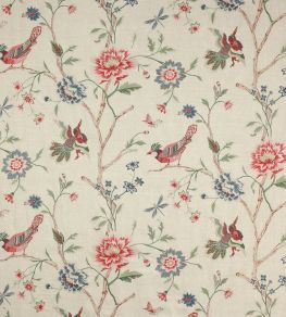 Olivia Fabric by Colefax and Fowler Red/Green