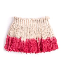 Ombre Fringe Trimming by Christopher Farr Cloth Hot Pink