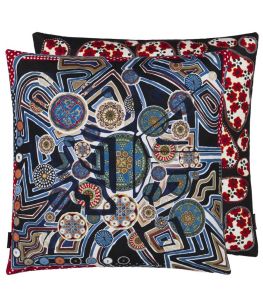 Omnitribe Cushion 50 x 50cm by Christian Lacroix Azur