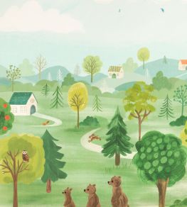 Once Upon A Time Fabric by Villa Nova Green