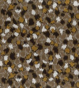Orford Fabric by Nina Campbell Gold/Chocolate