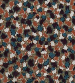 Orford Fabric by Nina Campbell Peacock/Coral