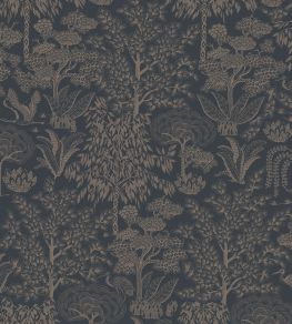 Origami Wallpaper by Eijffinger Blue/Rosegold