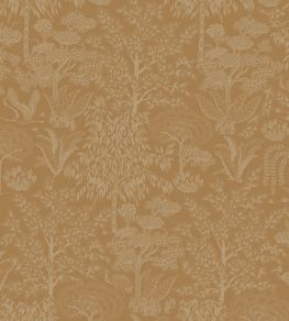 Origami Wallpaper by Eijffinger Ochre/Gold