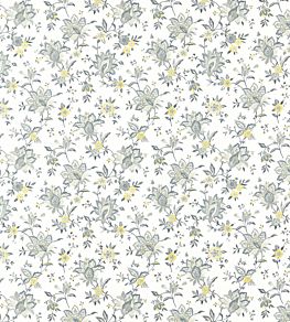 Ornella Fabric by Studio G Charcoal/Chartreuse