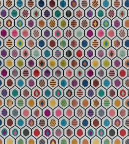Pelangi Velvet Fabric by Osborne & Little 3