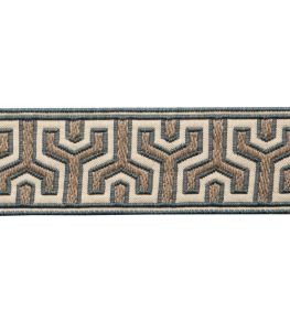 Otero Embroidered Border Trimming by Samuel & Sons Horizon