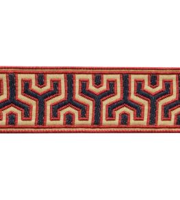 Otero Embroidered Border Trimming by Samuel & Sons Painted Desert