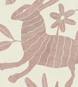 Otomi Wallpaper by Lewis & Wood Bunny Pink