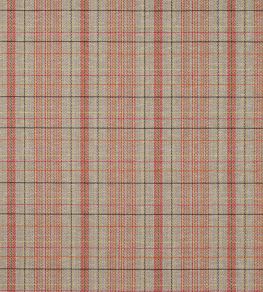 Oxana Check Fabric by Jane Churchill Charcoal/Pink
