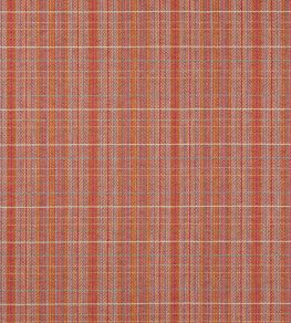 Oxana Check Fabric by Jane Churchill Red