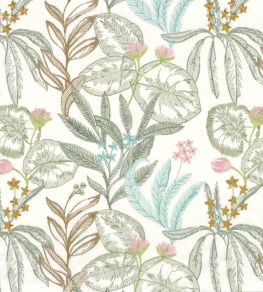 Pacifique Fabric by Camengo Aqua