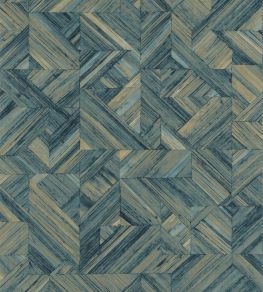 Paille Wallpaper by Casadeco Bleu Indigo