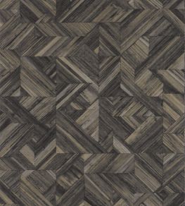 Paille Wallpaper by Casadeco Noir Reglisse