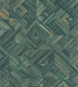 Paille Wallpaper by Casadeco Vert Canopee
