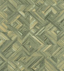 Paille Wallpaper by Casadeco Vert Sauge