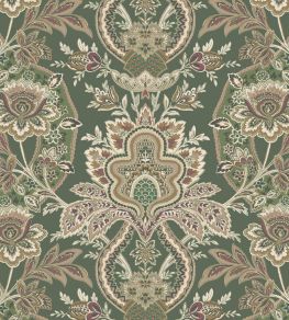 Paisley Damask Wallpaper by Warner House Forest
