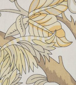 Palampore Trail in Landsdowne Linen Fabric by Liberty Pewter