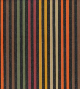 Palette Stripe Fabric by Ian Mankin Cinder