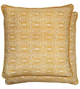Pali Cushion 50 x 50cm by William Yeoward Ochre