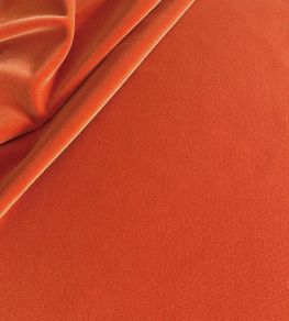 Palis Velvet Fabric by Ian Sanderson Clementine