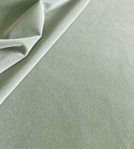 Palis Velvet Fabric by Ian Sanderson Mist