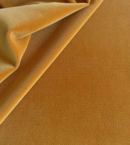 Palis Velvet Fabric by Ian Sanderson Ochre