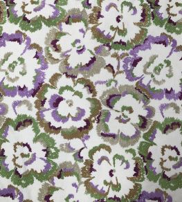 Pansy Fabric by Marvic Lavender/Green