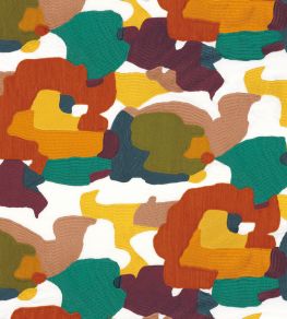 Parade Fabric by Casamance Orange brulee topaze