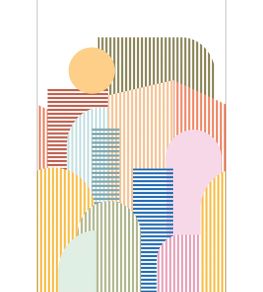 Parallele Mural by Caselio Multicouleurs