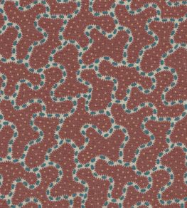 Parnham Fabric by Titley and Marr Maroon
