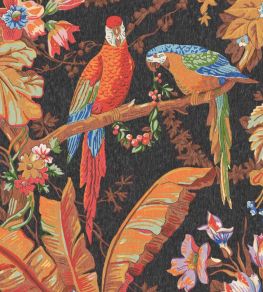 Parrot Talk Fabric by Woodchip & Magnolia Terracotta Sunset