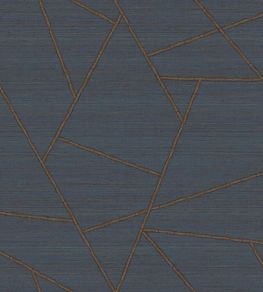 Patchwork Tropical Wallpaper by Jannelli&Volpi Navy