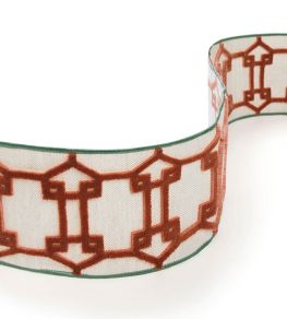 Pavilion Braid Trimming by Osborne & Little Terracotta