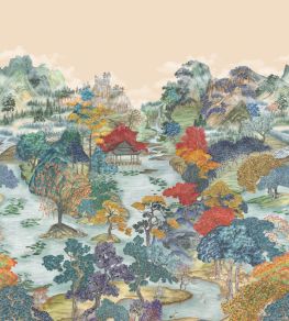 Pavilion Mural by Cole & Son Soft Maple