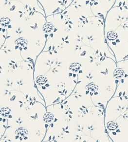 Pavilion Fabric by Sanderson Indigo