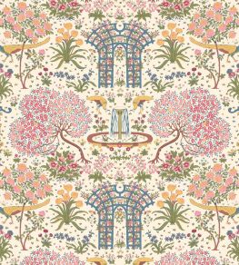 Pavone Wallpaper by Warner House Pastel