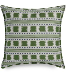 Paxton Cushion 55 x 55cm by James Hare Blue/Green
