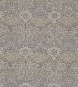 Peacock & Dragon Fabric by Morris & Co Pebble/Stone