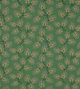 Peacock Leaf Fabric by Jane Churchill Green