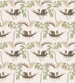 Peggy Fabric by Nina Campbell Green/Ivory