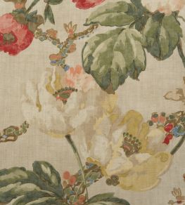 Peony Fabric by Andrew Martin Natural