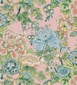 Peony Garden Wallpaper by Thibaut Blush