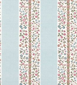 Pergola Stripe Wallpaper by Sanderson Mineral Blue/Wisteria