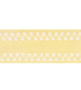 Perla Tape Trimming by Thibaut Daffodil