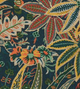 Persian Voyage in Amersham Linen Fabric by Liberty Lichen