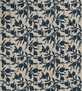 Persimmon Fabric by Jim Thompson No.9 Deep Ocean